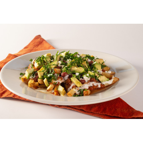 Papas Fritas con Salsa Roja