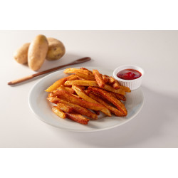 Porcion de Papas Fritas con Barbacoa Porcion de Papas Fritas con Barbacoa