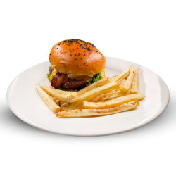 Quesoburguesa tocino Quesoburguesa tocino