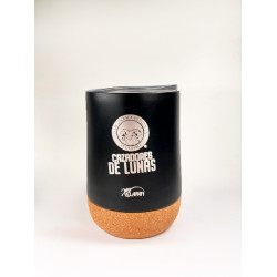 vasos de corcho xelajú negro